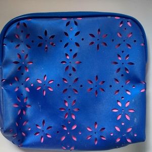 Clinique travel toiletries bag floral flower